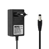 7.2 VOLT - 1 AMPER 5.5*2.5 UÇLU KIRMIZI YEŞİL LEDLİ YERLİ ÜRETİM PRİZ TİPİ ŞARJ ADAPTÖR (OUT:6V-1A)-Findit
