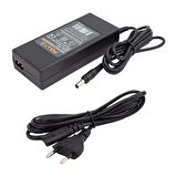 24 VOLT - 5 AMPER 5.5*2.5 UÇLU PLASTİK KASA MASAÜSTÜ ADAPTÖR-Findit