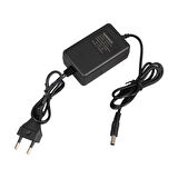 12 VOLT - 2 AMPER 5.5*2.1 UÇLU YERLİ ÜRETİM PLASTİK KASA MASAÜSTÜ ADAPTÖR-Findit