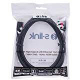 19+1 HDMI TO HDMI 1.5M V2.0 4K (3840*2160) 60HZ KABLO SL-HDM4K011-Findit