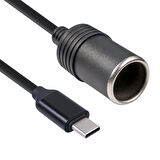 TYPE-C 5 VOLT TO 12 VOLT ÇAKMAK FİŞ ÇEVİRİCİ-Findit