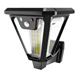HS-V83 SOLAR SENSÖRLÜ 100 SMD LEDLİ 3 MODLU BAHÇE VE DUVAR LAMBASI-Findit