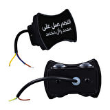 3000K SALAVAT MOTİFLİ DEKORATİF LED DUVAR APLİK (2Lİ PAKET)-Findit