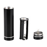 PO WER LEDLİ 3*AAA PİLLİ METAL KASA EL FENERİ-Findit
