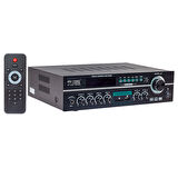MAGI CVOICE MV-530 120 WATT USB/SD/UK BLUETOOH 3 MİK GİRİŞLİ 2 BÖLGELİ HAT TRAFOLU ANFİ-Findit