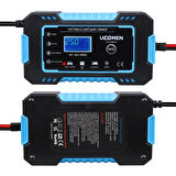 12V 6A MAVİ LED GÖSTERGELİ AKÜ ŞARJ CİHAZI UC-C120501A-Findit
