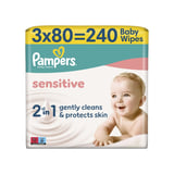 Prima Pampers Sensitive Islak Havlu 3 x 80'li