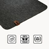 SİNTİO KEÇE MOUSEPED (50X100CM) ANTRASİT (KAYDIRMAZ TABANLI)Oyuncu Gamer Mouse Pad , Büyük Boy Large Ofis Tipi Mouse Ped, Fare Altlığı, Düz Masa Koruyucu Klavye Altı Mousepad