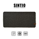 SİNTİO KEÇE MOUSEPED (50X100CM) ANTRASİT Oyuncu Gamer Mouse Pad , Büyük Boy Large Ofis Tipi Mouse Ped, Fare Altlığı, Düz Masa Koruyucu Klavye Altı Mousepad