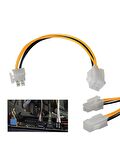 12v 4 Pin Atx Cpu Power Supply Uzatma Kablosu Dişi-Erkek