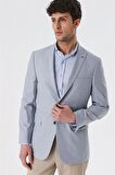 Kırlangıç Yaka Astarlı 6 Drop Comfort Fit Rahat Kesim Casual Ceket 1002230109 Koyu Mavi