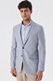 Kırlangıç Yaka Astarlı 6 Drop Comfort Fit Rahat Kesim Casual Ceket 1002230109 Koyu Mavi