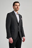 Düz Bez Ayağı Mono Yaka Tam Astar Esnek 6 Drop Comfort Fit Ceket 1002245902