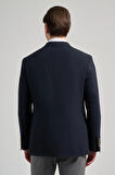 Düz Bez Ayağı Mono Yaka Tam Astar Esnek 6 Drop Comfort Fit Ceket 1002245902