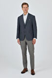 Lacivert Mono Yaka Bez Ayağı Tam Astar Esnek 4 Drop Comfort Fit Classic Ceket 1002250157