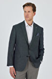 Lacivert Mono Yaka Bez Ayağı Tam Astar Esnek 4 Drop Comfort Fit Classic Ceket 1002250157