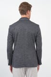Lacivert Mono Yaka Örme 6 Drop Slim Fit Ceket 1002260152