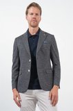 Lacivert Mono Yaka Örme 6 Drop Slim Fit Ceket 1002260152