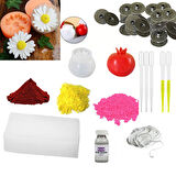 Mum Başlangıç Seti 63 Parça Kokulu ve Renkli Mum Yapım Kiti