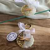 Epoksi Silikon Kalıp Tırtıklı Geode Anahtarlık Kalıbı 4.8 CM 50 Li