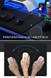 Gaming Oyuncu Mouse Pad 90X30 cm Kaymaz Taban Dikiş Kenar Uzun ve Büyük Boy Xxl Mouse Pad