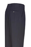 Lacivert Gabardin Yan Cepli Comfort Fit Rahat Kesim Basic Pantolon 1003190005