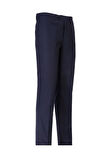Lacivert Gabardin Yan Cepli Slim Fit Dar Kesim Basic Pantolon 1003190013