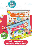 Bunbaza Tak-çıkar Cırtlı 2 Li Set Aktivite Kitabım 15-24 Ay 80 Adet Cırt Ve 2-4 Yaş 87 Adet Cırt