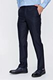 Lacivert Gabardin Yan Cepli Comfort Fit Rahat Kesim Basic Pantolon 1003220005