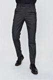 Armürlü Comfort Fit Rahat Kesim Klasik Pantolon 1003225154 Koyu Antrasit