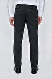 Örme Yan Cepli Beli Lastikli Slim Fit Dar Kesim Casual Pantolon 1003225174 Koyu Antrasit