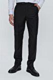 Gabardin Yan Cepli Comfort Fit Rahat Kesim Basic Pantolon 1003230005 Siyah