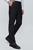 Gabardin Yan Cepli Comfort Fit Rahat Kesim Basic Pantolon 1003230005 Siyah