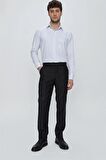 Gabardin Yan Cepli Comfort Fit Rahat Kesim Basic Pantolon 1003230005 Siyah