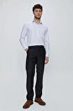 Gabardin Yan Cepli Comfort Fit Rahat Kesim Basic Pantolon 1003230005 Lacivert