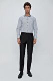 Gabardin Yan Cep Slim Fit Dar Kesim Basic Pantolon 1003230013 Siyah