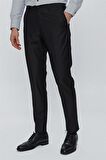 Gabardin Yan Cep Slim Fit Dar Kesim Basic Pantolon 1003230013 Siyah