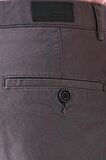 Gabardin Pamuklu Yan Cepli Comfort Fit Rahat Kesim Casual Pantolon 1003230164 Koyu Antrasit