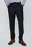 Lacivert Gabardin Yan Cep Slim Fit Dar Kesim Basic Pantolon 1003235013