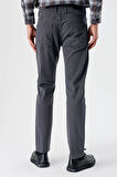 Koyu Antrasit Gabardin %100 Pamuk 5 Cep Slim Fit Dar Kesim Casual Pantolon 1003235317