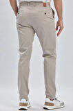 Toprak Desenli Pamuklu Likralı Yan Cepli Comfort Fit Rahat Kesim Casual Pantolon 1003240160