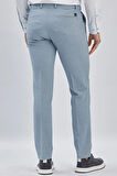 Mavi Düz Gofreli Esnek Yan Cep Slim Fit Casual Pantolon 1003240162