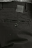 Siyah Düz Armürlü Pamuklu Yan Cep Slim Fit Casual Pantolon 1003240168