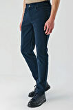Koyu Lacivert Gabardin Pamuklu 5 Cep Slim Fit Dar Kesim Casual Pantolon 1003240318