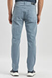 Koyu Turkuaz Düz Gabardin Slim Fit Casual Pantolon 1003240319