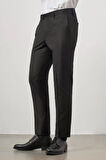 Siyah Düz Bez Ayağı Slim Fit Classic Pantolon 1003245152