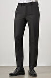 Siyah Düz Bez Ayağı Slim Fit Classic Pantolon 1003245152