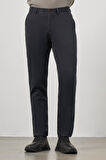 Siyah Düz Gabardin Comfort Fit Casual Pantolon 1003245153