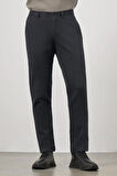 Siyah Düz Gabardin Comfort Fit Büyük Beden Casual Pantolon 1003245154