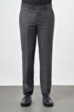 Füme Düz Gabardin Comfort Fit Classic Pantolon 1003245157